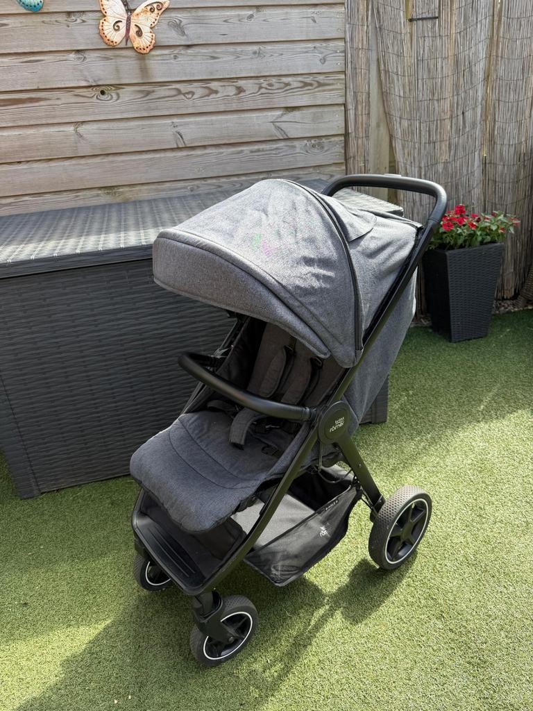 Britax Römer Buggy B-Agile R Elephant Grey, Ophalen, Gebruikt, Overige merken, Verstelbare rugleuning