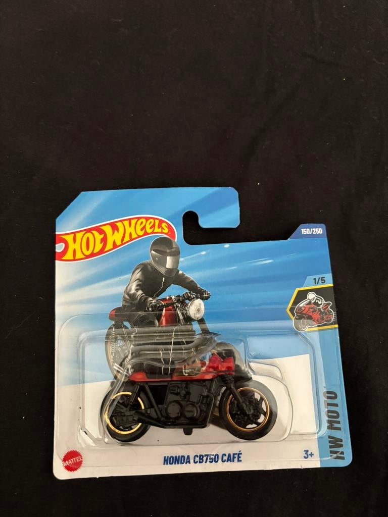 Honda cb750 cafe hotwheels, Ophalen of Verzenden, Zo goed als nieuw, Auto