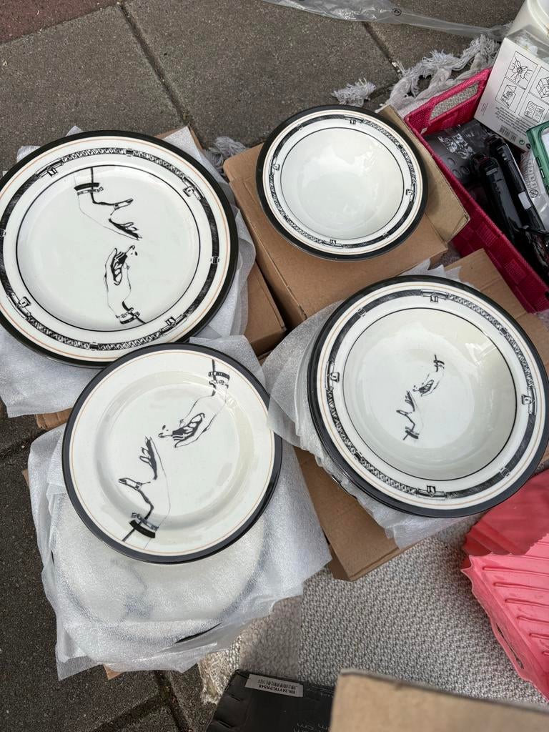 Porblanche Home 24-delig Porseleinen Servies, Huis en Inrichting, Keuken | Servies, Nieuw, Ophalen of Verzenden, Overige stijlen