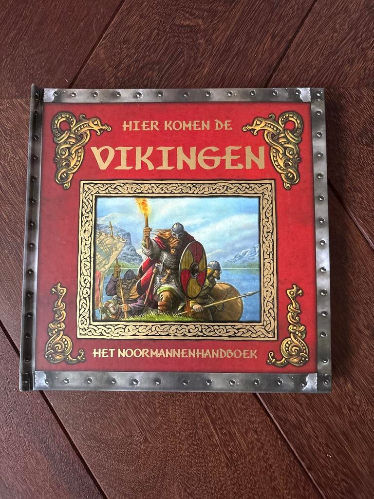 Hier Komen De Vikingen - Het Noormannenhandboek, Boeken, Kinderboeken | Jeugd | onder 10 jaar, Ophalen of Verzenden, Zo goed als nieuw