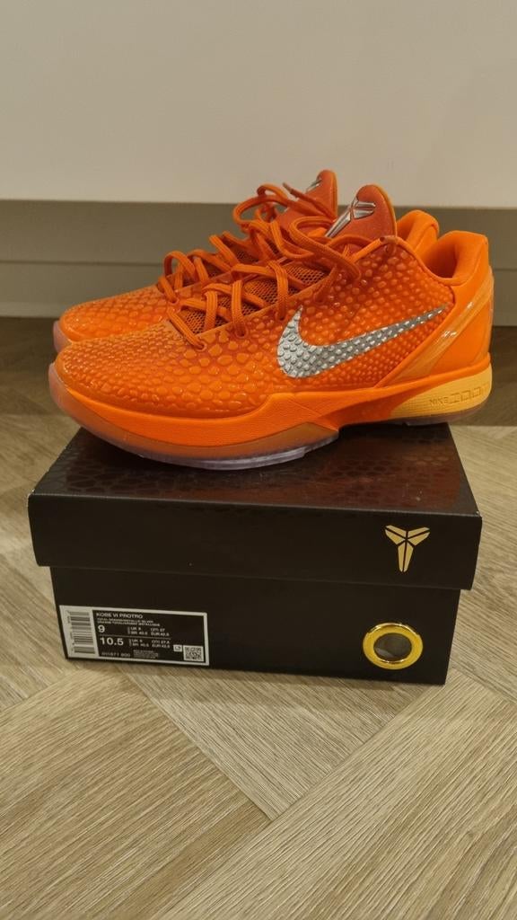 Nike Kobe 6 Protro Total Orange - Maat US 9 / EU 42,5, Ophalen of Verzenden, Nieuw, Overige kleuren