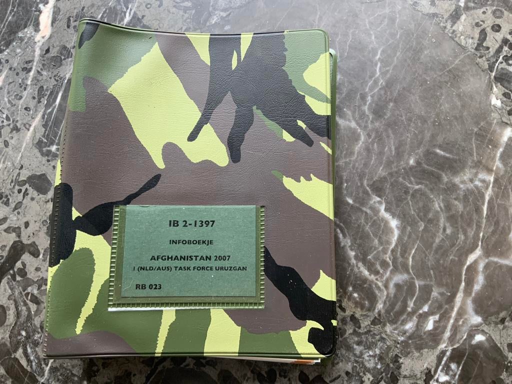 Infoboekje Afghanistan 2007 - Task Force Uruzgan, Boeken, Ophalen of Verzenden, 1945 tot heden, Zo goed als nieuw, Landmacht