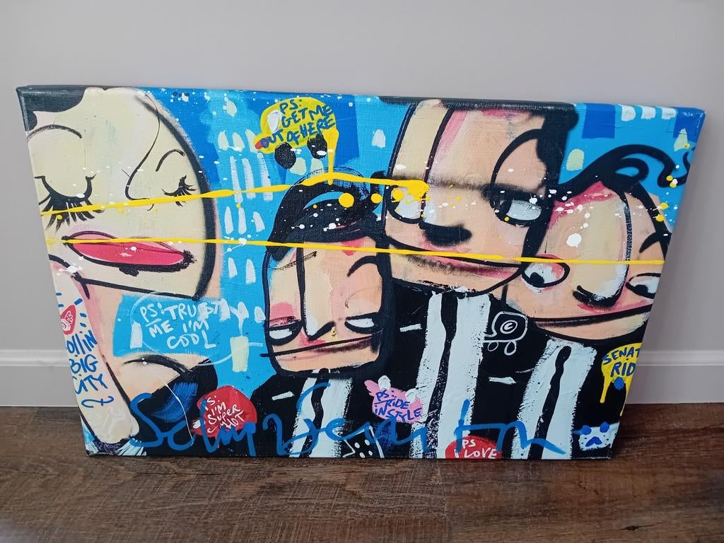 Selwyn Senatori - Litho op Canvas, Ophalen of Verzenden