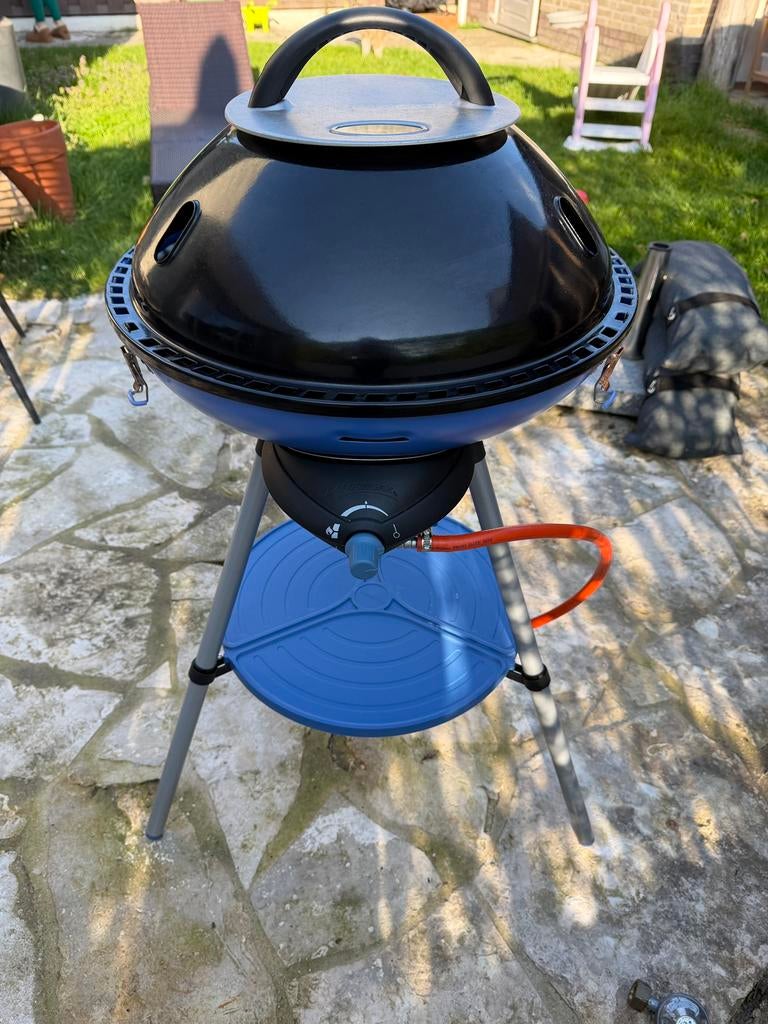 Campinggaz Partygrill 600 in zeer goede staat!!, Tuin en Terras, Gasbarbecues, Ophalen, Gebruikt