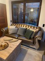 Chesterfield banken plus fauteuil, Huis en Inrichting, Ophalen, Gebruikt