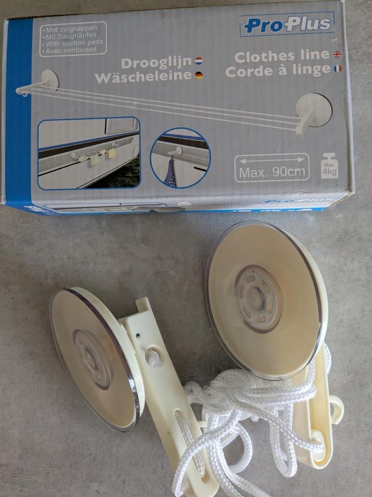 Drooglijn. Proplus drooglijn. Nieuw., Caravans en Kamperen, Ophalen of Verzenden, Zo goed als nieuw