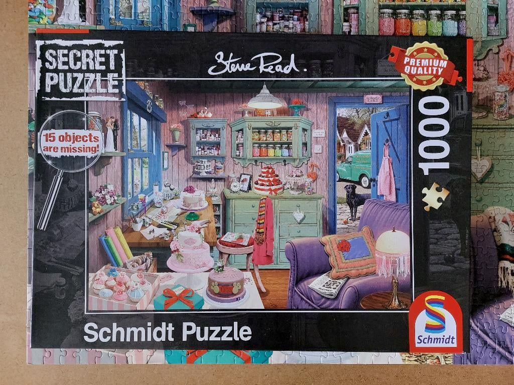 Secret Puzzel 1000 stukjes, Ophalen of Verzenden, 500 t/m 1500 stukjes, Zo goed als nieuw, Legpuzzel