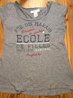 Grijs shirt s met opdruk l.o.g.g, Ophalen of Verzenden, Zo goed als nieuw, Grijs, Korte mouw