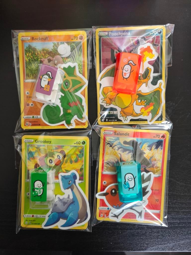Pokémon traktaties , kaartjes, Snoepjes+ Stickers, Ophalen of Verzenden, Overige typen