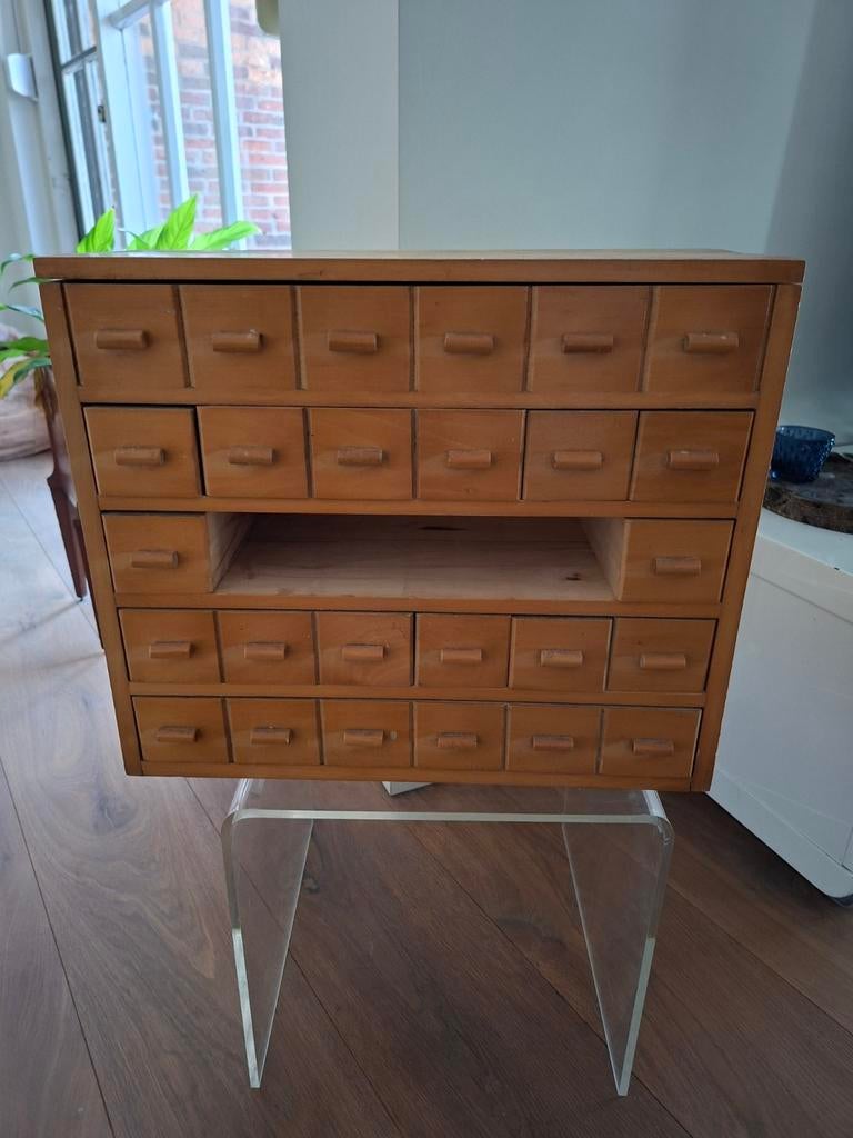 Leuk vintage ladenkastje, Huis en Inrichting, Kasten | Ladekasten, Minder dan 50 cm, Gebruikt, Ophalen of Verzenden, Minder dan 25 cm