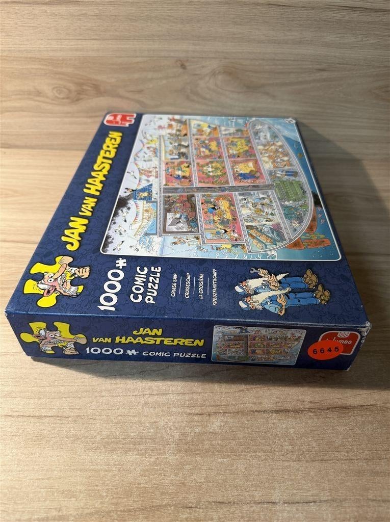 Jan van Haasteren - cruiseschip - 1000 stuks - s6645, Ophalen of Verzenden, 500 t/m 1500 stukjes, Zo goed als nieuw