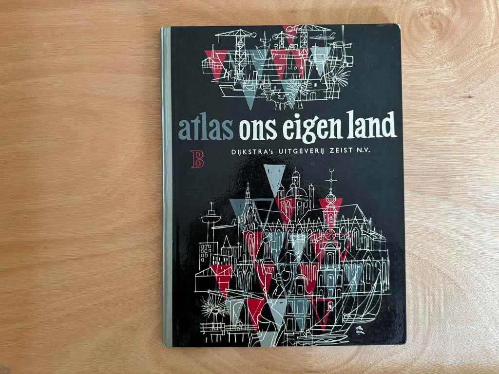 Atlas Ons Eigen Land - Dijkstra's Uitgeverij Zeist N.V., Boeken, Gelezen, Overige atlassen, Ophalen of Verzenden, 1800 tot 2000
