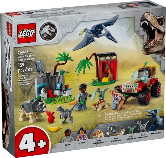 Lego Jurassic set 76963 Baby Dinosaur Rescue Center, Ophalen of Verzenden, Nieuw, Complete set, Lego