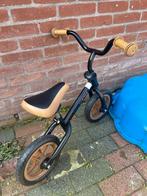 Gebruikte loopfiets voor kinderen - Zwart met bruine accente, Ophalen of Verzenden, Gebruikt, Minder dan 16 inch