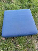 4x Donkerblauwe Lounge Tuinkussens 62x62x11 cm ZGAN, Ophalen, Zo goed als nieuw, Blauw, Vierkant