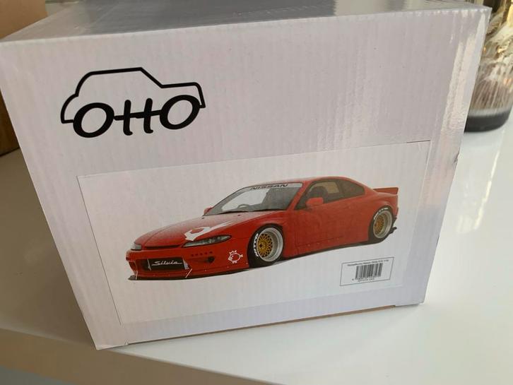 1/18 Nissan Silvia S15 Rocket Bunny - Ottomobile, Hobby en Vrije tijd, Modelauto's | 1:18, Nieuw, Auto, OttOMobile, Ophalen of Verzenden
