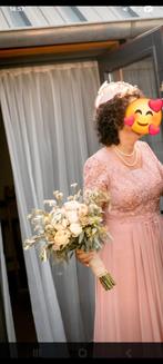 Lange (trouw) jurk voor bruiloft/gala. Oud roze., Ophalen of Verzenden, Zo goed als nieuw, Roze, Trouwjurk