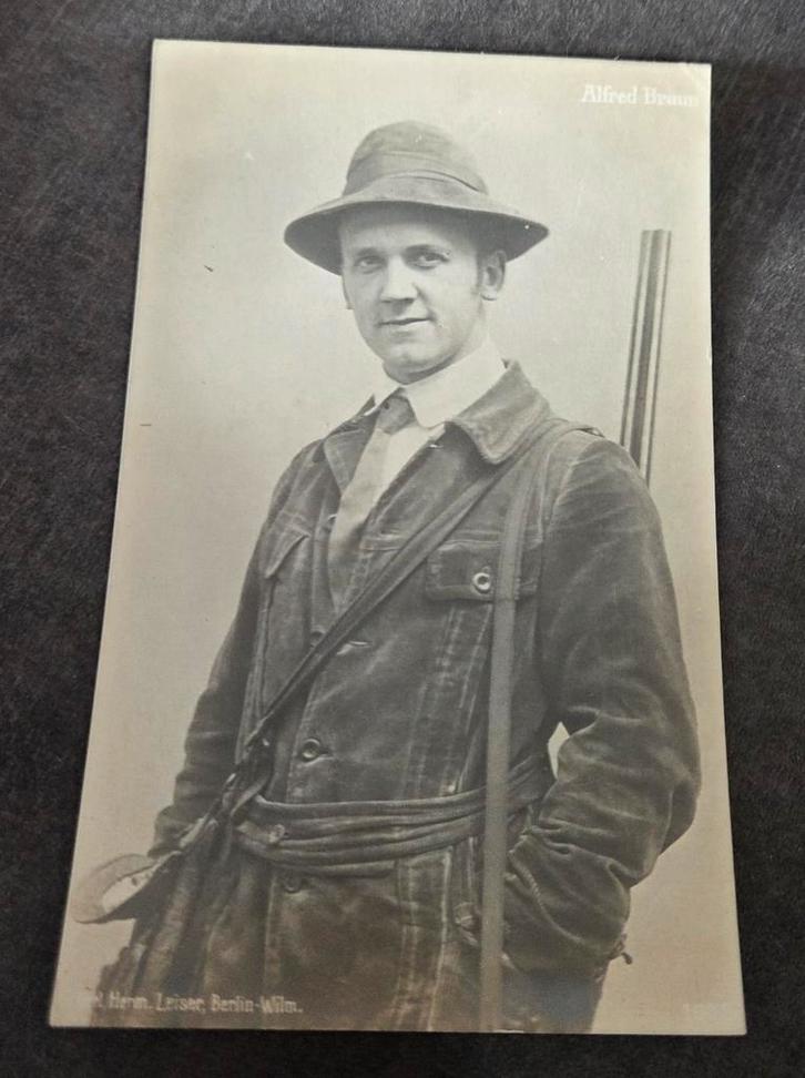 Alfred Braun (1888–1978), Verzamelen, Ansichtkaarten | Themakaarten, Ongelopen, Sterren en Beroemdheden, Verzenden