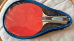 Vintage tafeltennis batje in hoes Rucanor mooie staat, Sport en Fitness, Tafeltennis, Ophalen of Verzenden, Gebruikt, Net, Batje(s) of Balletje(s)