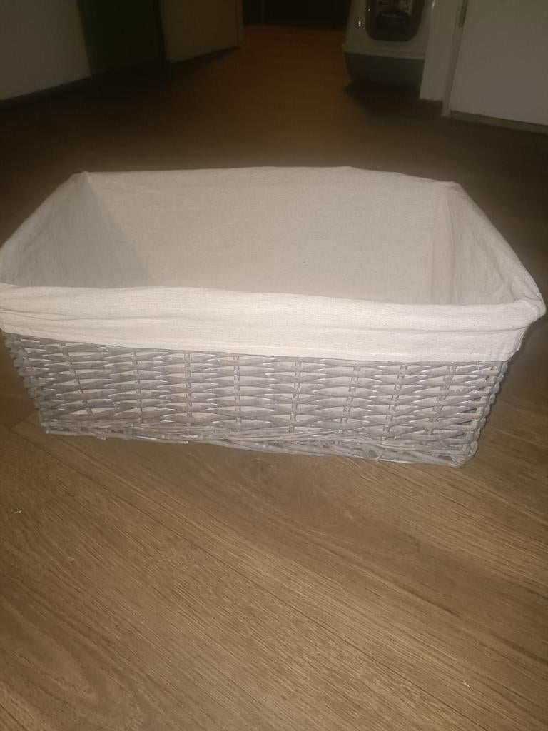 Rieten mand, Ophalen, Zo goed als nieuw, Rechthoekig, Riet