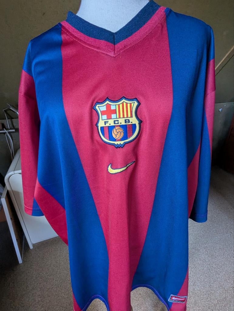 FC Barcelona thuisshirt 1998/1999, Groter dan maat XL, Verzenden, Shirt