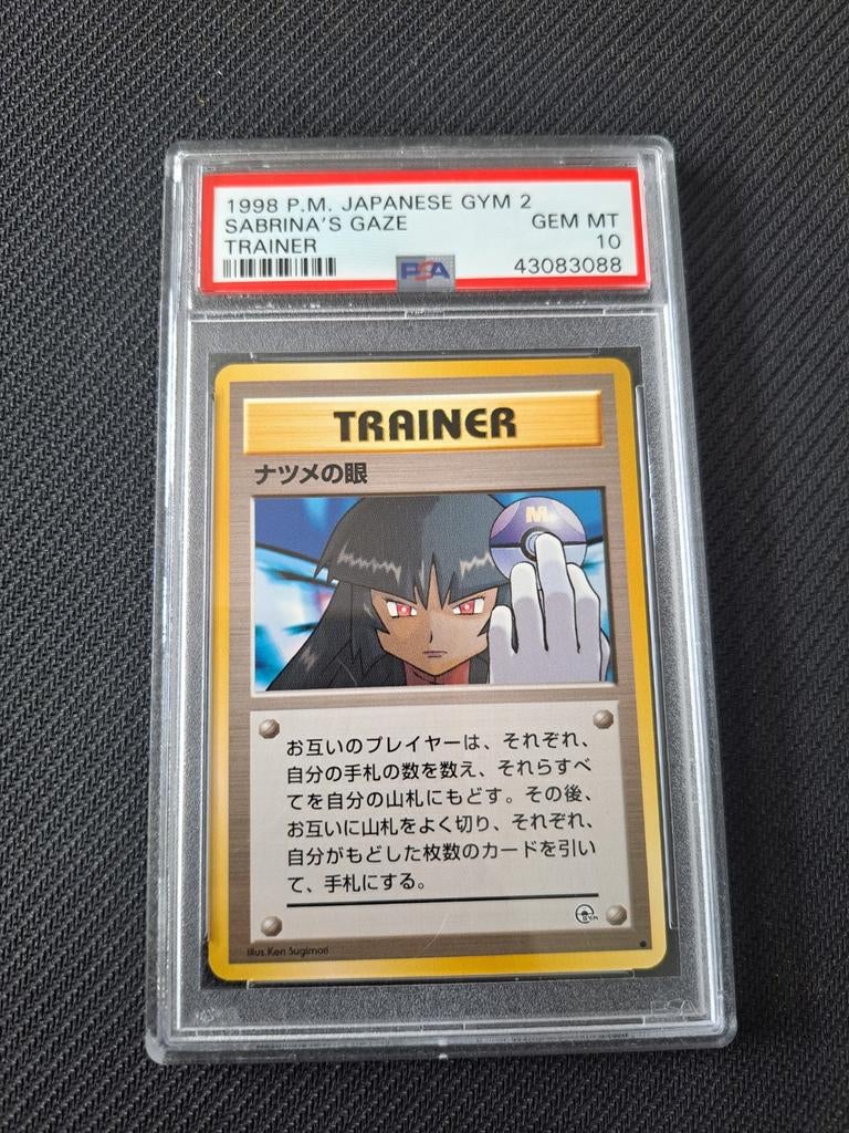 Pokemon banned japans sabrina's gaze psa 10, Ophalen of Verzenden, Nieuw