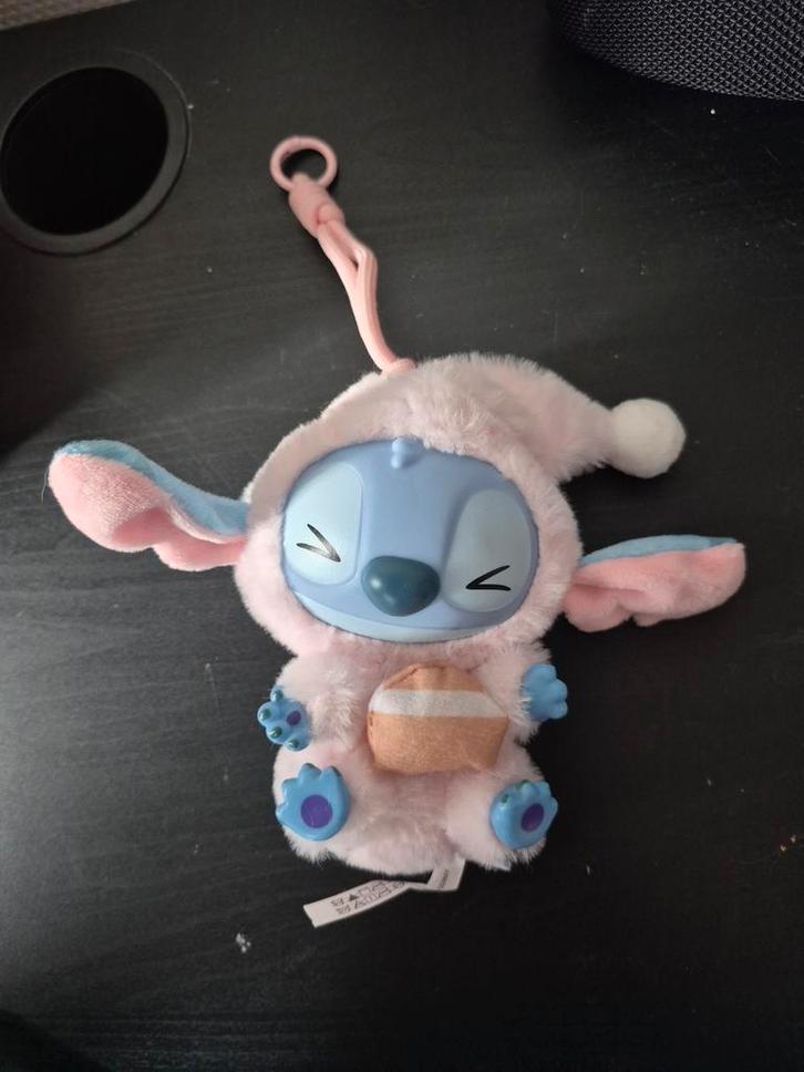 Disney Miniso Stitch Knuffel Sleutelhanger Roze, Verzamelen, Disney, Nieuw, Ophalen of Verzenden