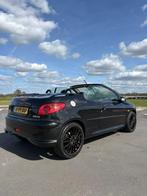 Peugeot 206CC 1.6 16V, Auto's, Zwart, 4 cilinders, Cabriolet, 1600 cc