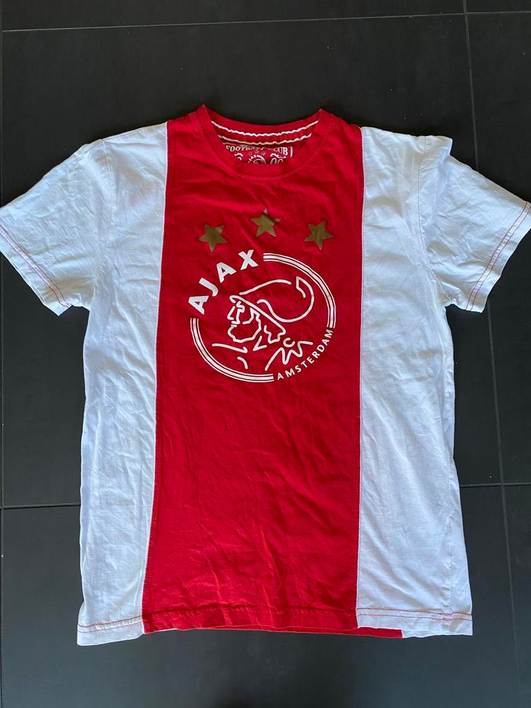 AFC Ajax T-shirt 100% Katoen Kindermaat M, Verzamelen, Sportartikelen en Voetbal, Ophalen of Verzenden, Gebruikt, Ajax, Shirt