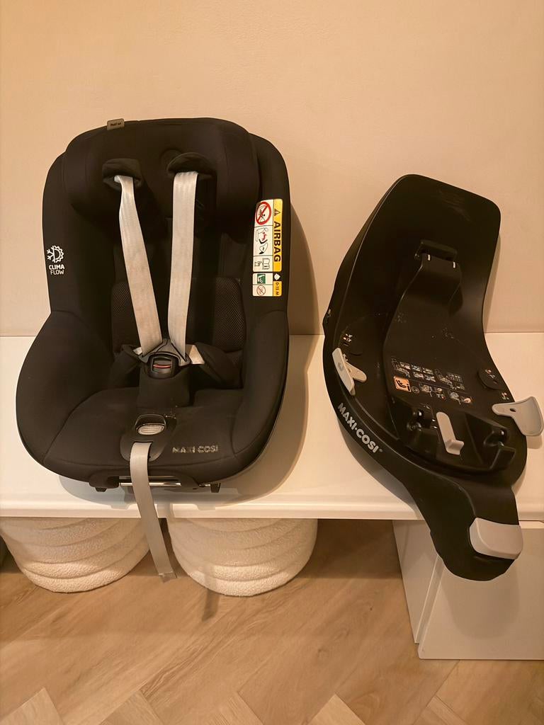Maxi cosi pebble 360 + pearl 360 + base family fix 360, Kinderen en Baby's, Autostoeltjes, Ophalen, Verstelbare rugleuning, Zo goed als nieuw