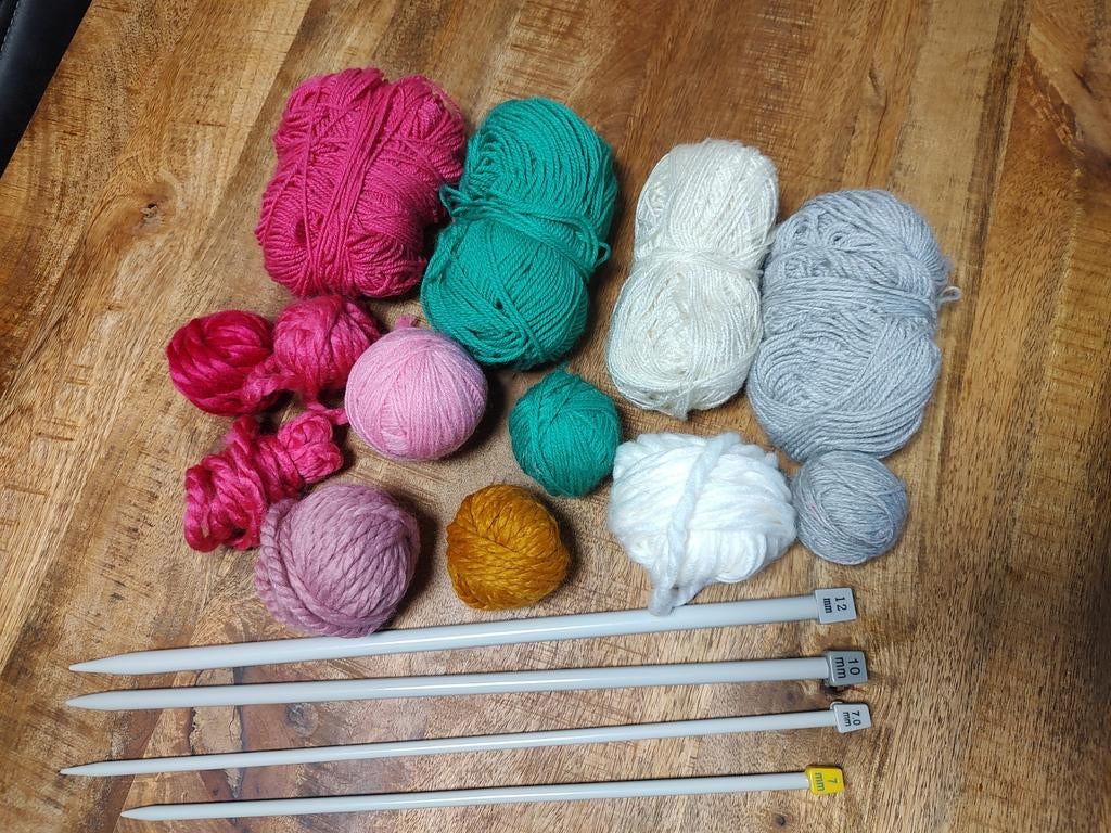 Breinaalden en wol, Ophalen of Verzenden