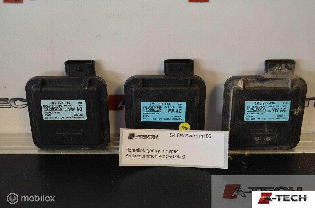 Homelink Garage Opener A4 8W B9 A5 F5 Q7 4M 4m0907410, Audi, Gebruikt, Audi, Ophalen of Verzenden