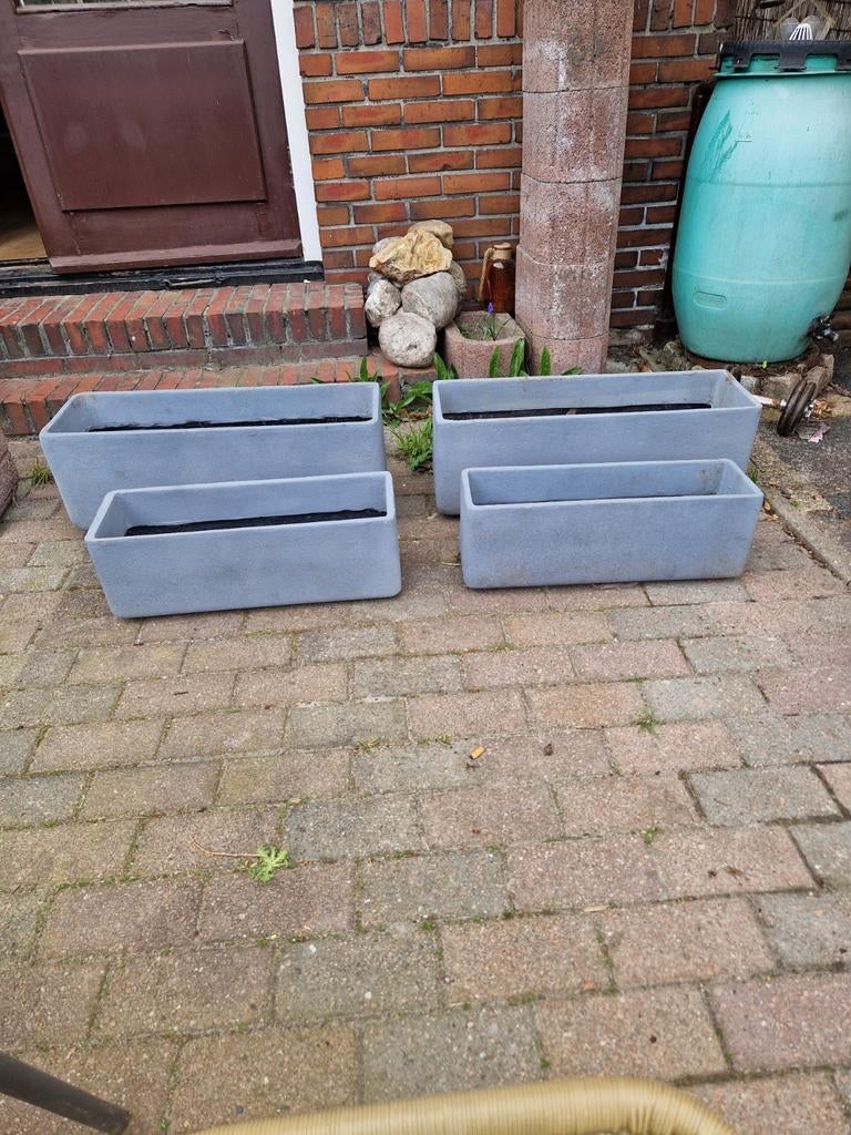 Bloembakken, Tuin en Terras, Ophalen of Verzenden, Rond, Kunststof, Minder dan 30 cm