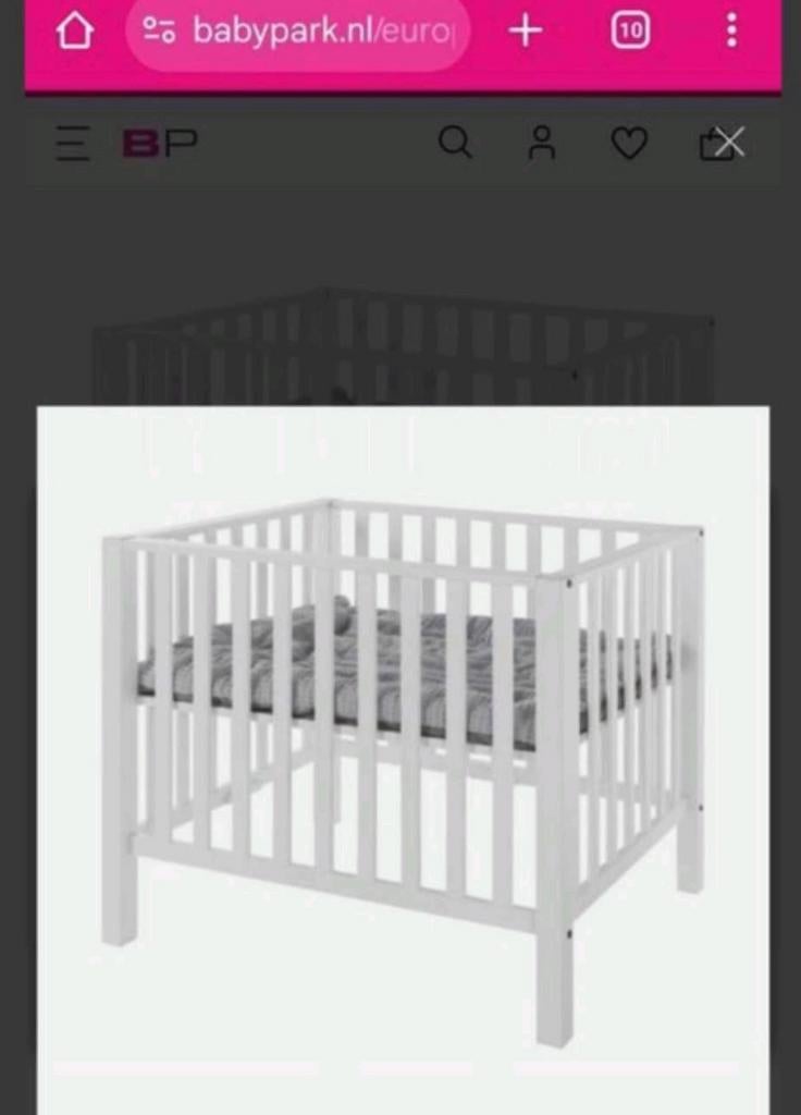 BabyBox  - Afmetingen 90x70, Kinderen en Baby's, Boxen, Ophalen, Zo goed als nieuw, Boxkleed