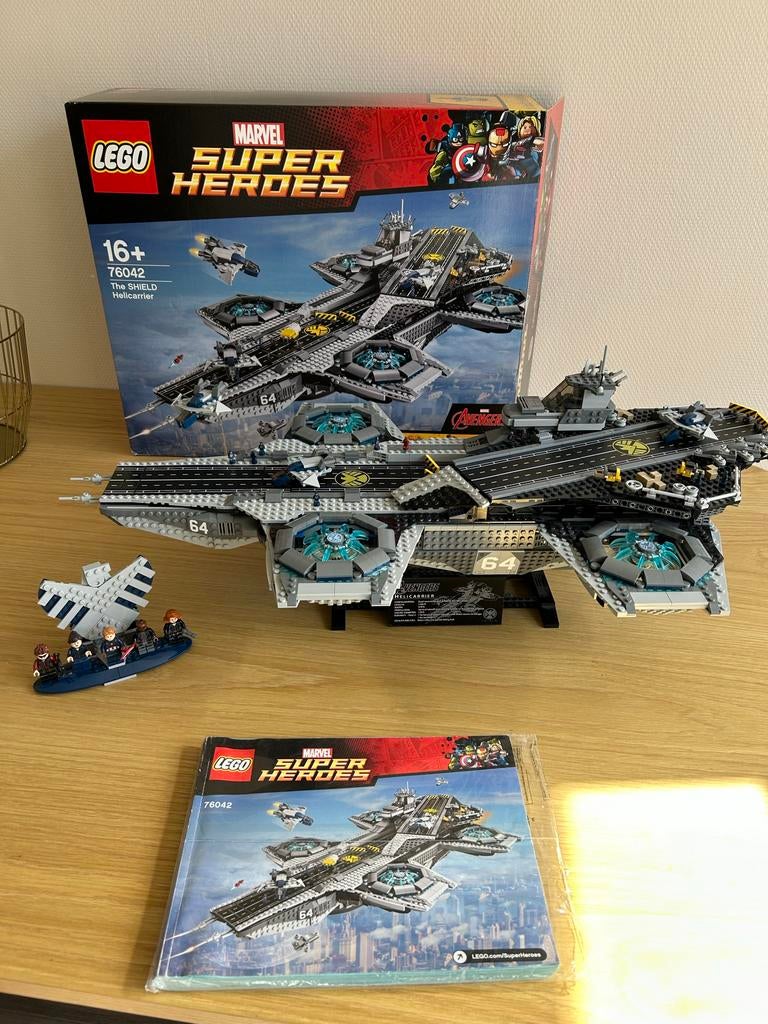 Lego The SHIELD Helicarrier 76042 Marvel Super Heroes, Ophalen, Marvel, Lego, Zo goed als nieuw