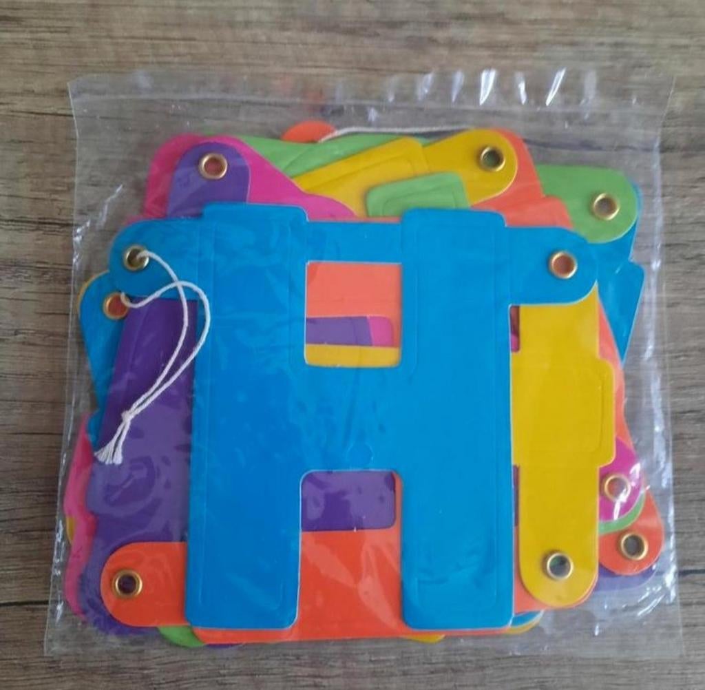 Slinger Happy Birthday nieuw geseald ongeopend, Ophalen of Verzenden, Nieuw, Versiering, Verjaardag