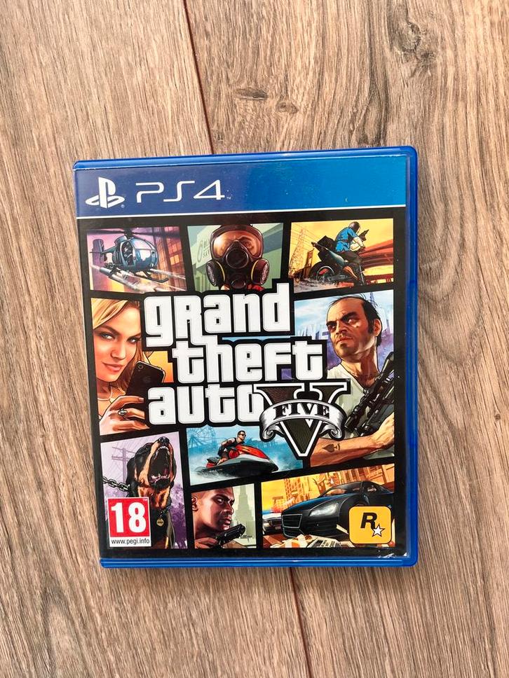 Grand Theft Auto V (GTA 5) PS4, Spelcomputers en Games, Games | Sony PlayStation 4, Gebruikt, Avontuur en Actie, 3 spelers of meer