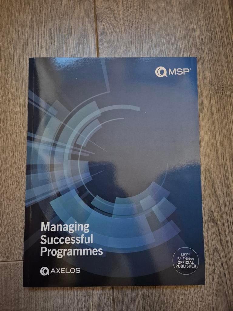 Managing Successful Programmes MSP 5th Edition, Ophalen of Verzenden, Nieuw