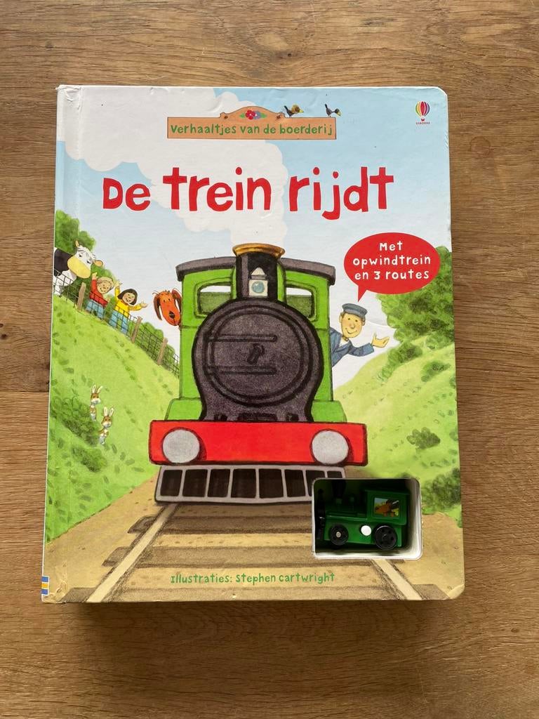 Uniek kinderboek met rijdend treintje, Ophalen of Verzenden, Zo goed als nieuw, Fictie algemeen