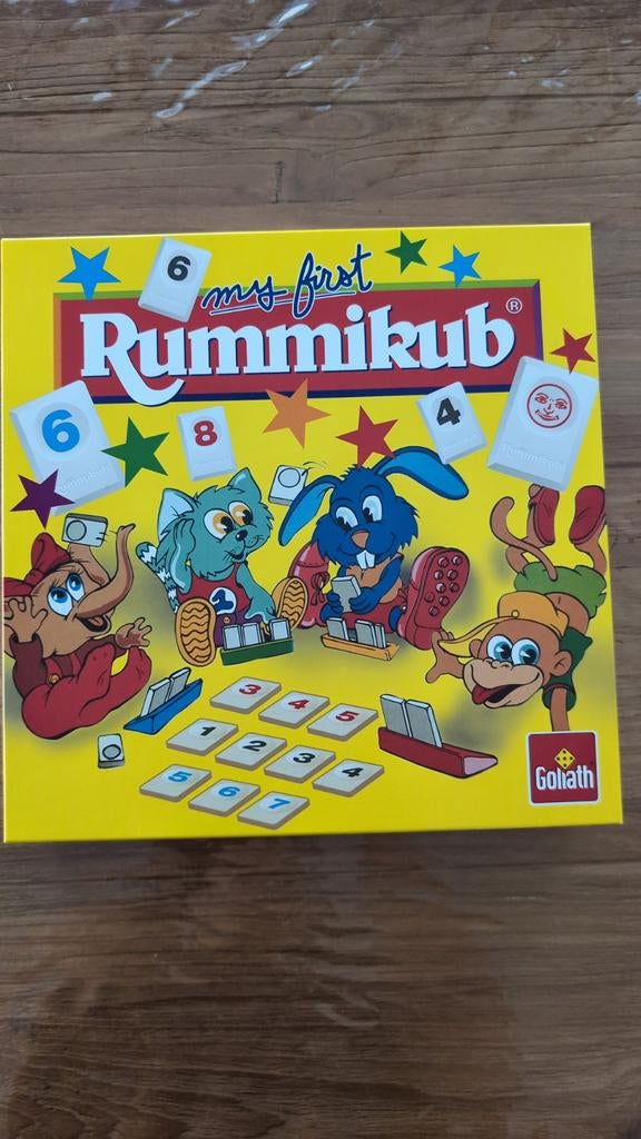 My First Rummikub - Leuk familiespel voor jonge spelers, Drie of vier spelers, Ophalen of Verzenden, Zo goed als nieuw, Goliath