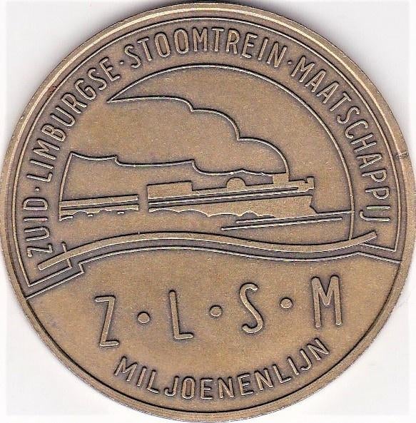 ZUID - LIMBURGSE - STOOMTREIN MAATSCHAPPIJ MILJOENENLIJN, Ophalen of Verzenden, Overige materialen