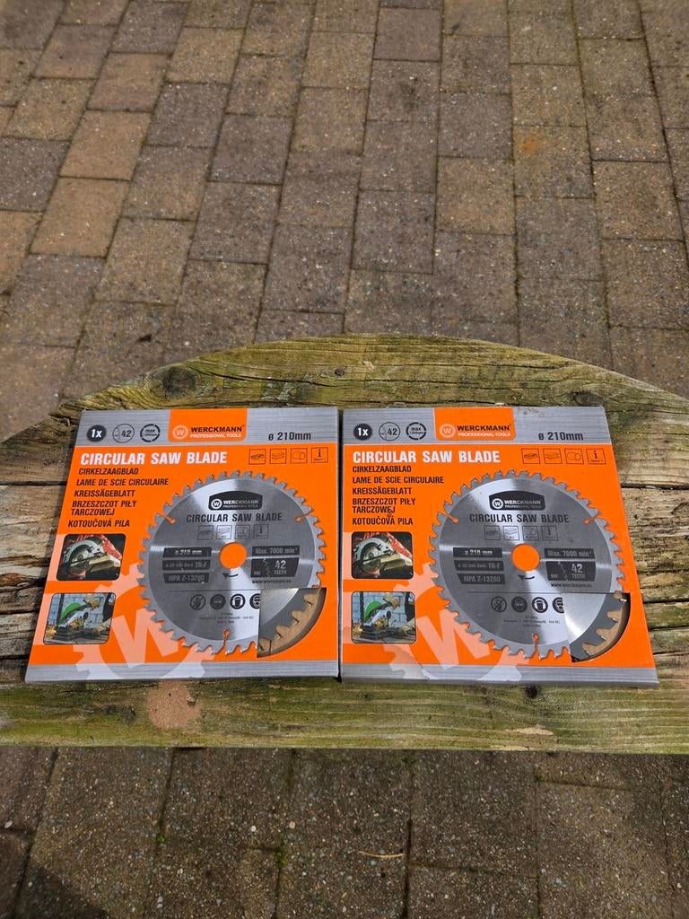 Wermann zaagblad 210mm 24 tanden 30mm asgat, Ophalen, Cirkelzaag, 70 mm of meer, Nieuw