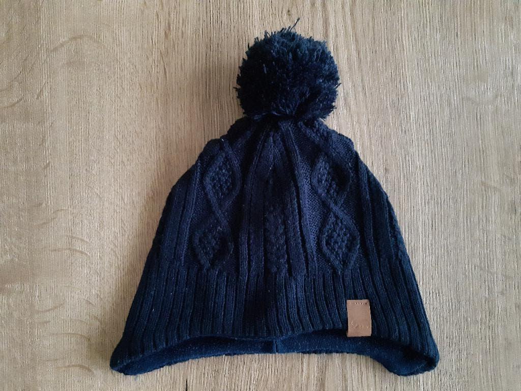 Wintermuts blauw maat 110/116 H&M, Kinderen en Baby's, Kinderkleding | Mutsen, Sjaals en Handschoenen, 110 t/m 116, H&M, Ophalen of Verzenden