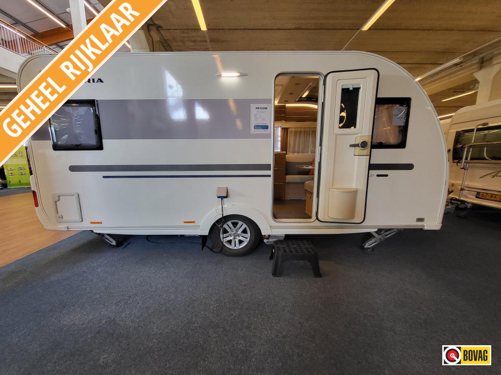 Adria Adora 462 PU; netjes en compleet, Caravans en Kamperen, Rondzit, Bedrijf, Schokbreker, Tot en met 4