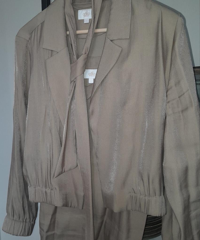 AAIKO set top met jasje maat L, Ophalen, Aaiko, Beige, Maat 42/44 (L)