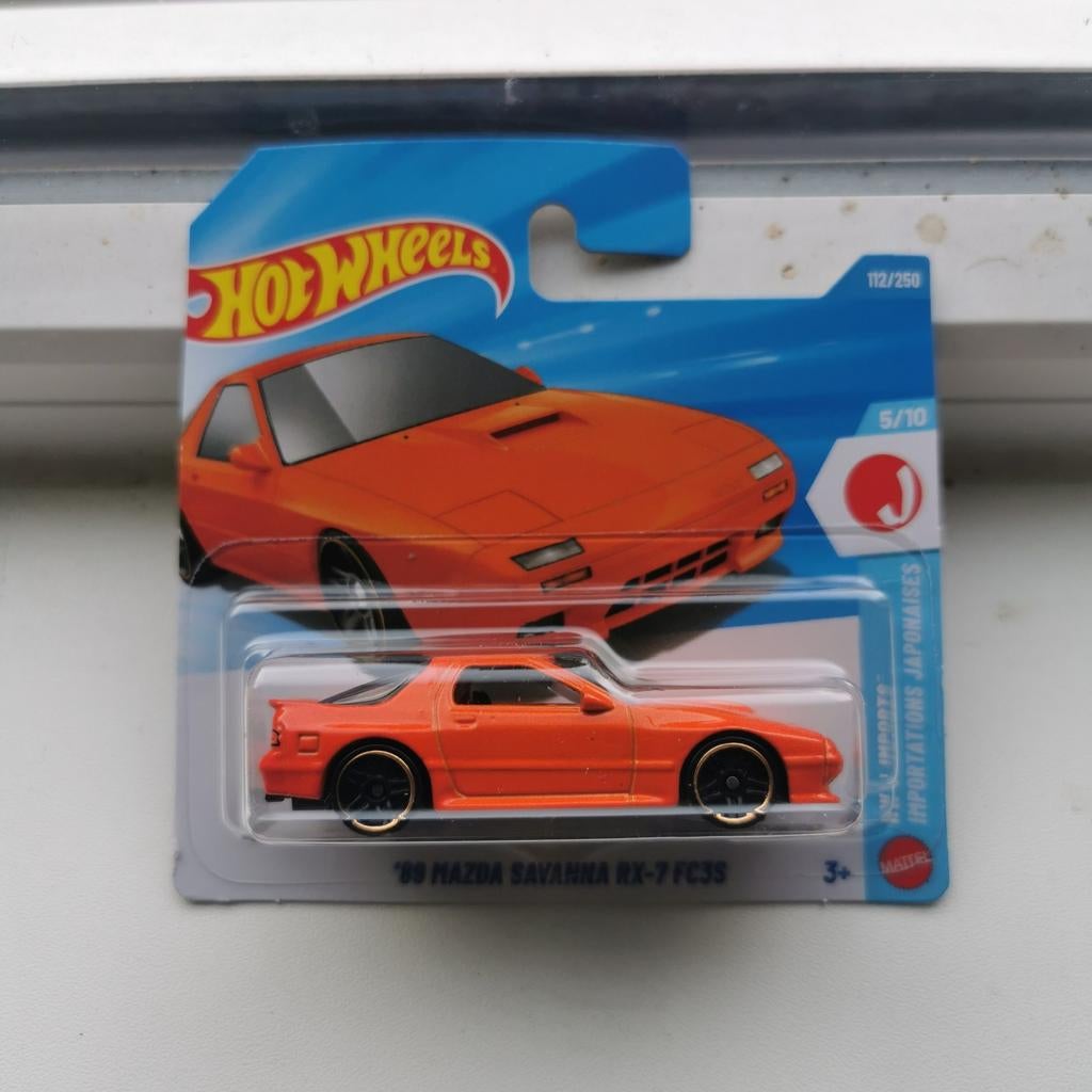 Hot Wheels '89 Mazda Savanna RX-7 FC3S, Overige merken, Auto, Groter dan 1:32, Nieuw