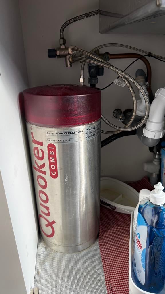 Quooker Combi E – 7L – Kokend water + warm water, Ophalen, Kamille2, YBS, Boiler