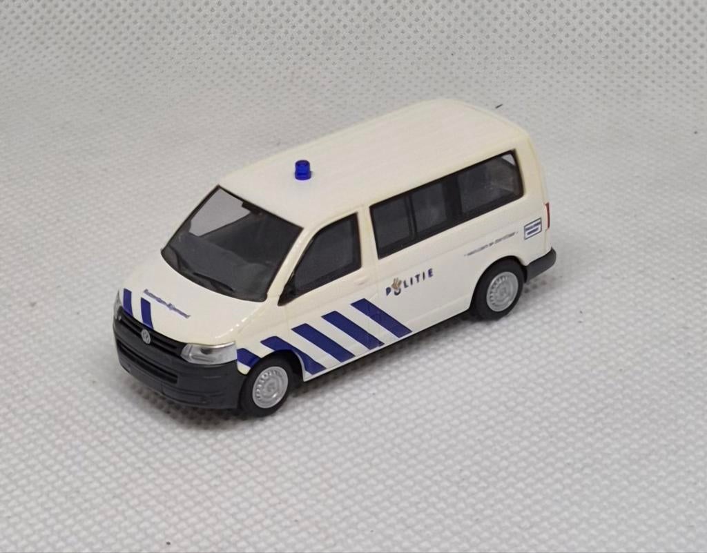 VW T5 Politie Rotterdam, Hobby en Vrije tijd, Modelauto's | 1:87, Ophalen of Verzenden, Zo goed als nieuw, Auto, Rietze