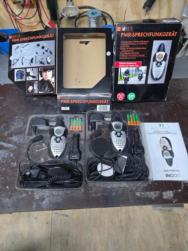 2x headset voor in de helm, berijk tot 5 Km, Ophalen of Verzenden, Overige merken