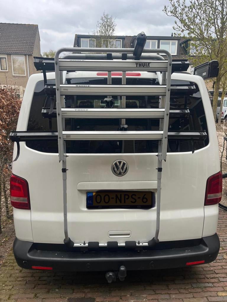 Fietsendrager camper Thule, Ophalen